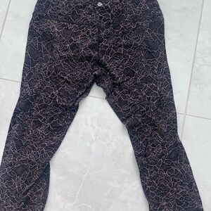 Lululemon Athletica Black and Pink Leggings